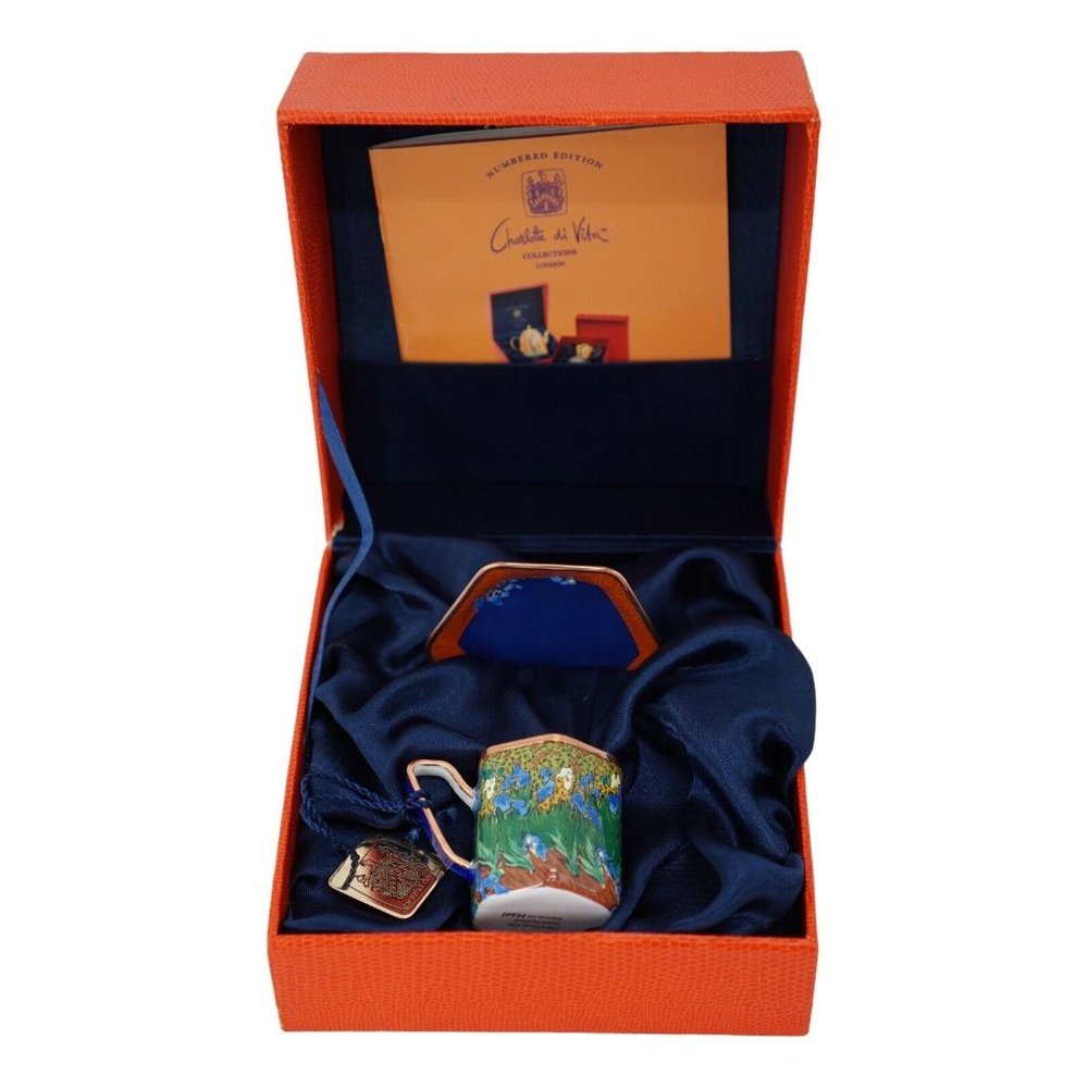 Charlotte Di Vita Van Gogh Irises Teacup Saucer